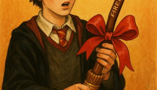 ファイアボルト（試合の時のホウキ）って誰からの贈り物だったの？