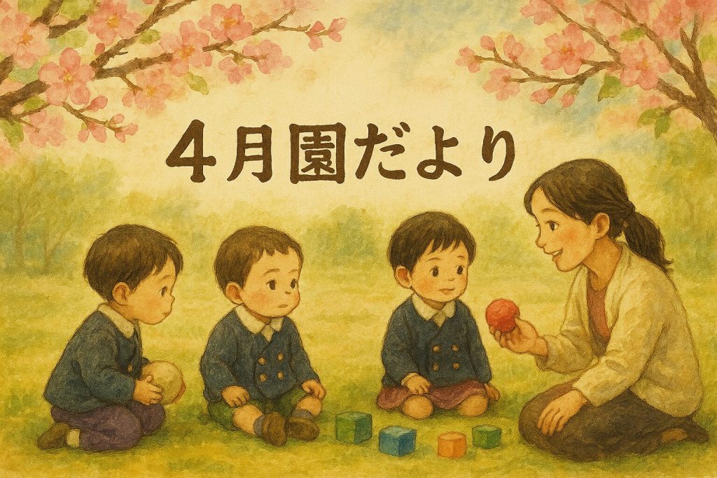 ４月園だよりイラスト