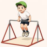 鉄棒|幼稚園(園だより・おたより)などで使えるイラスト無料素材のダウンロード【当サイト作成】