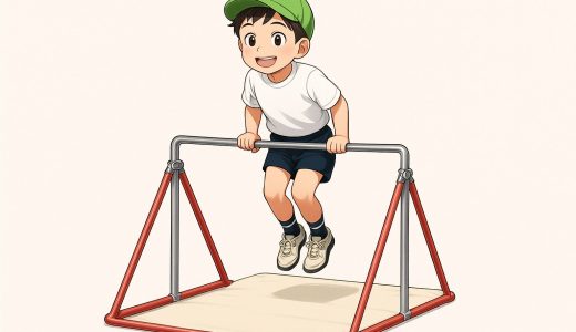 鉄棒|幼稚園（園だより・おたより）などで使えるイラスト無料素材のダウンロード【当サイト作成】