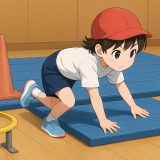 マット運動|幼稚園(園だより・おたより)などで使えるイラスト無料素材のダウンロード【当サイト作成】