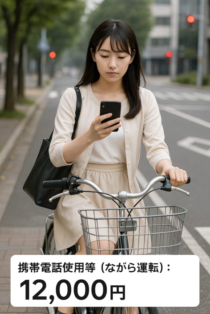 自転車違反いつから？違反の一覧は？一発赤切符？前科つくの？